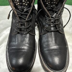Pedro Miralles Studded Combat Boots Size 40